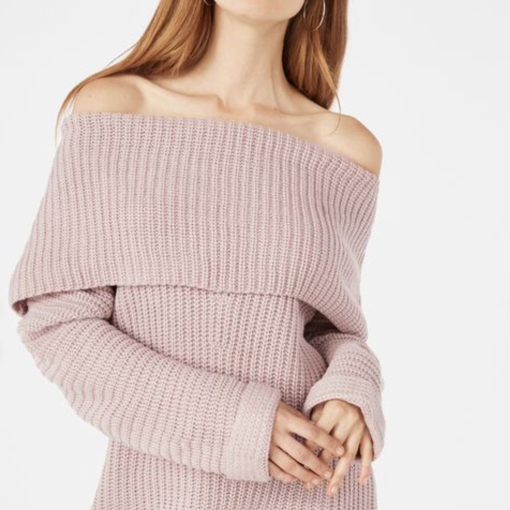 Off Shoulder Sweater Dress